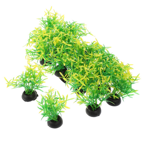 100Pcs Realistic Artificial Aquarium Plants Tank Ornament 2
