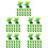 100Pcs Realistic Artificial Aquarium Plants Tank Ornament 6