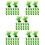 100Pcs Realistic Artificial Aquarium Plants Tank Ornament 8