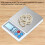 Stainless Steel Platform Kitchen Scale, Multi-Unit Conversion for Versatility, Portable Mini Scale for Convenience 8