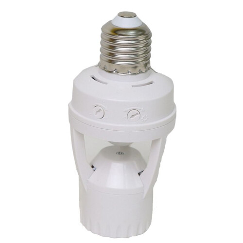 360 Degrees PIR Human Induction Motion Sensor LED Night Lamp Socket Base AC110V-220V Delay  Adjustable