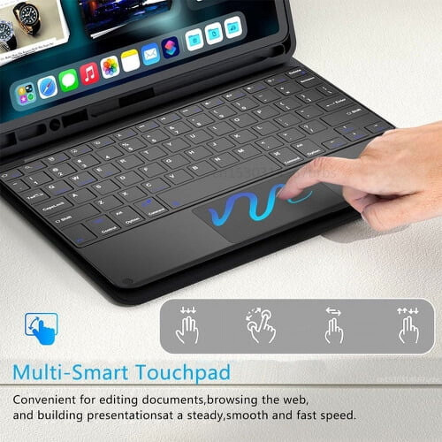 Case+touchpad Keyboard+mouse For compatible with iPad 10.9 10th Generation 2