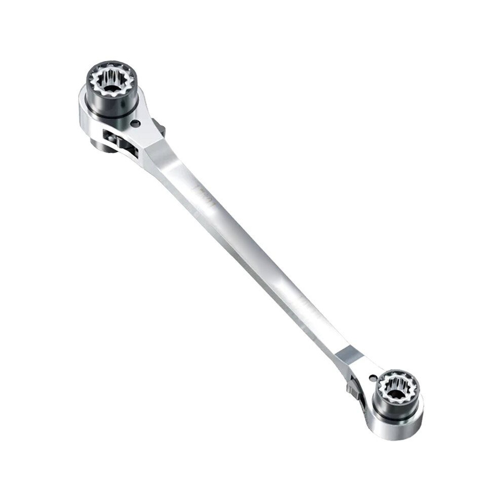 Multifunctional Ratchet Wrench With Bi-Directional Thickening, Quick And Labor-Saving Rust Proof Wrench Easy Use 4713544937324