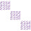 60Pcs Purple Cake Decorating Icing Bag Rings for Secure Sealing 8