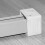 Mini staffe per tende a rullo in plastica bianca, 2,5 cm, 3 pezzi 8