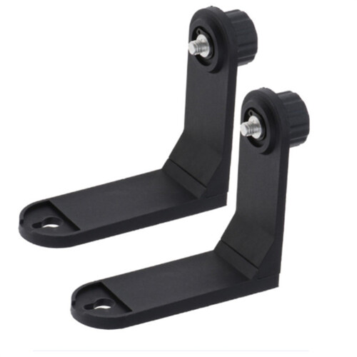 2 PçS L-Suporte MagnéTico para 2 Linhas NíVel 1/4 Polegadas Rosca Universal Super Forte Suporte de AdsorçãO de ÍMã de Ferro