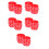 125Pièces Bracelets Décoratifs Silicone Rouge Accessoires De 8
