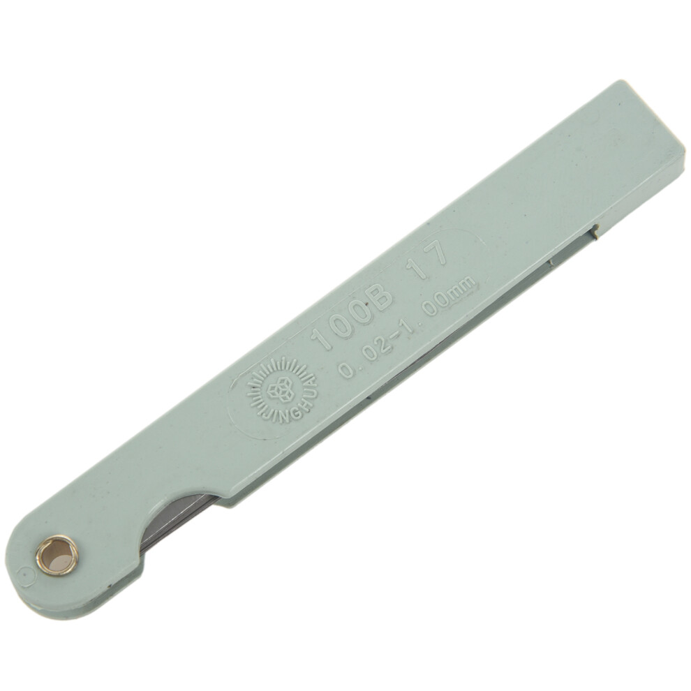 New 0.02 To 1Mm 17 Blade Thickness Metric Filler Feeler Gauge Measure Tool 6033420724571