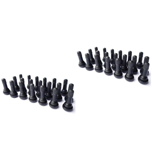 40Pièces Valve Tr-413 Snap-in Noir Pour Durable Utilisation 2