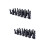 40Pièces Valve Tr-413 Snap-in Noir Pour Durable Utilisation 4