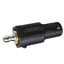 Ugello Turbo da 3600 PSI, Rotazione A 360, Corpo In Acciaio Inossidabile, Nucleo In Ceramica, Attacco Rapido Ad Alta Pressione