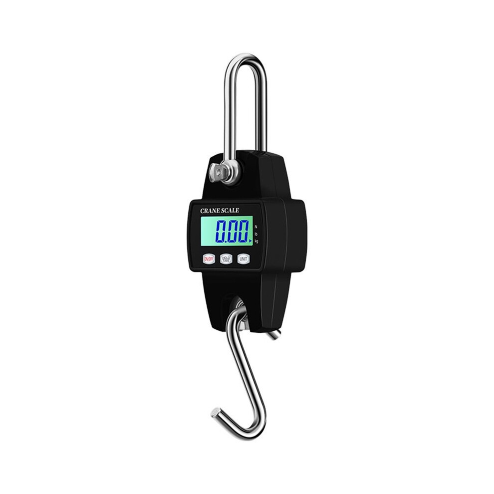 Jojomino 300Kg Crane Scale Electronic Metal Hook Hanging Scale Lcd Digital Industrial Scales Kg/Lb/N