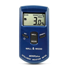Betonvochtmeter Wandtester Pinloos Vochtmeetapparaat met LCD-Alarm MD920plus Vochtmeter