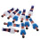 10Pcs Portable Mini Foosball Table Resin Players Assorted 9