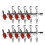 10Pcs Universal Key  4in1 Control Cabinet Key,Square Triangular Key for Water Electricity Meter Radiator Elevator 1