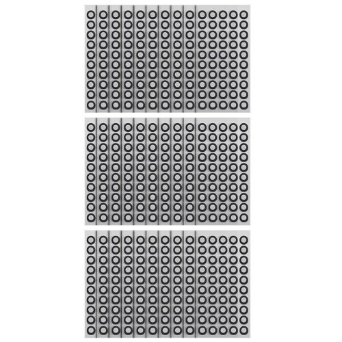 30 Sheets 1500 Dots 6.0mm 3D Scanning Markers for 3D Scanner Accurate Tracking Dots Reference Point Markers Diffuse