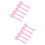 200Pièces Sporks Jetables Rose Usage Cuisine Facile 6