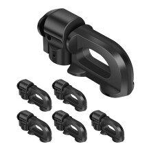 6pcs L-Track Double Stud Tie Down Fitting Used with L Track Rail for Truck Bed,Trailer Cargo Control,Pickup,RV,ATV