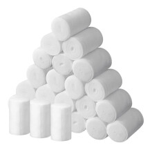 Pacote Individual com 24 Rolos de Acolchoamento para Gesso, Ideal para Imobilização da Parte Inferior da Gessada, com Tecido Macio para Uso no