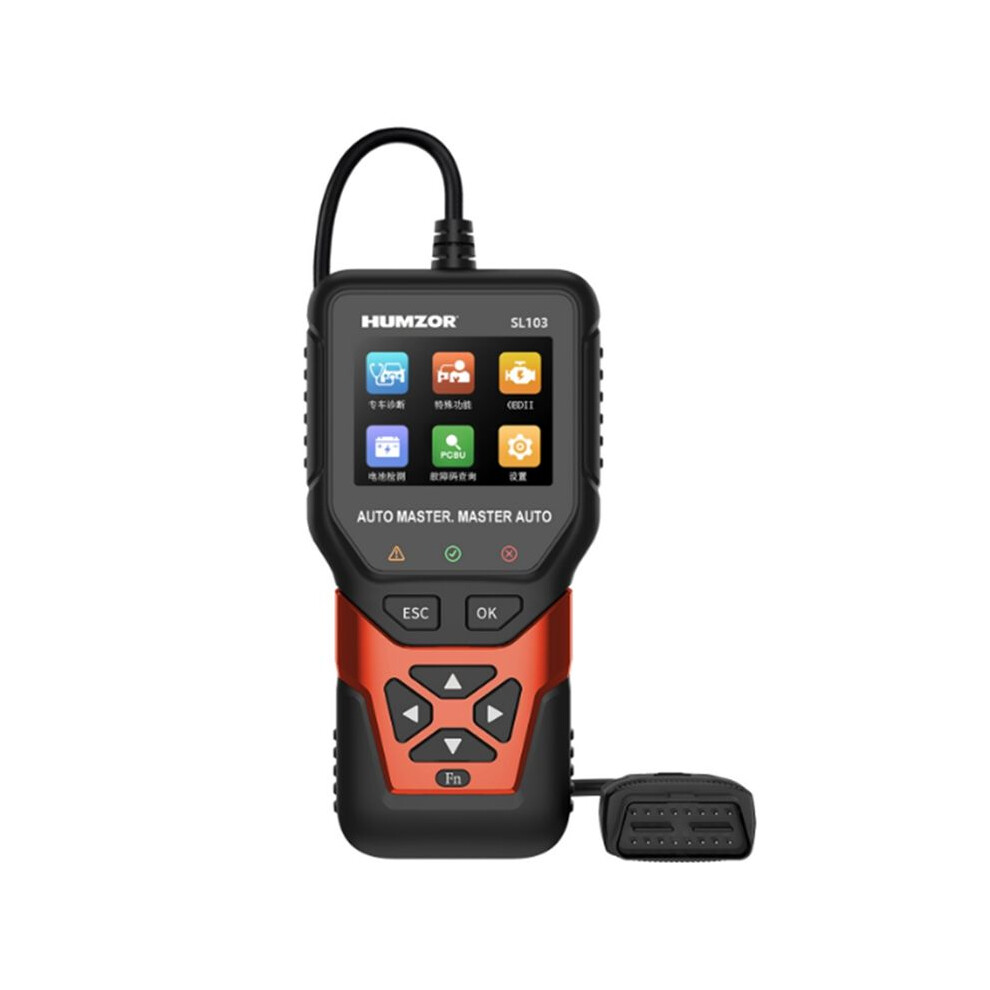 Humzor Professional Car Code Scanner For Obdii Vehicles Diagnostic Tool Automotive Fault Diagnosis Device Sl103 Tester 4714158706979
