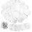 Round Capiz Shells, 100 Pcs Capiz Shells and 100 Pcs Shell Garland Strings Bulk with 2 Holes, 2" Blank Shell Pendants 1