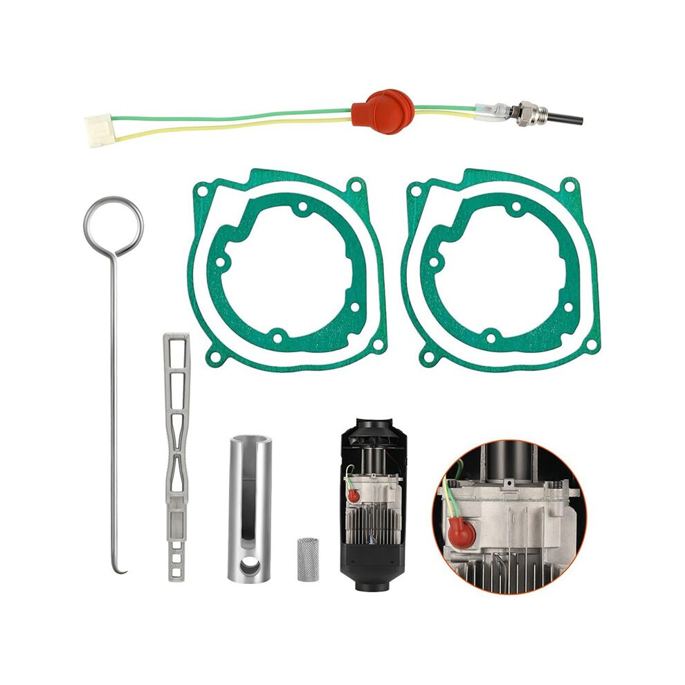 12V/24V 5Kw/8Kw Heater Glow Plug Repair Kit, With Filter & Gaskets For Car Parking Ceramic Heater 4711580850447