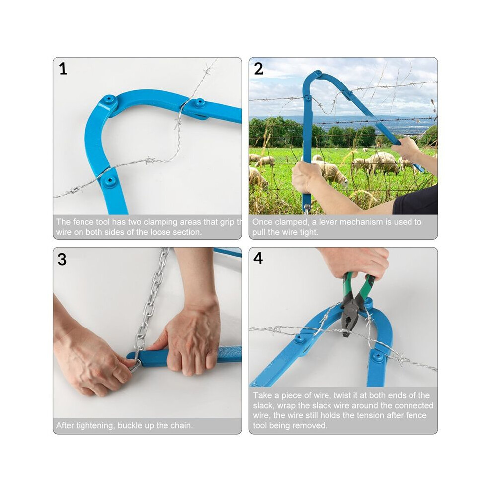Heavy Duty Fence Repair Tool, Fence Restoration Fence Stretcher Tool, Fence Stretcher Barbed Wire Fence Tools 6032713198587