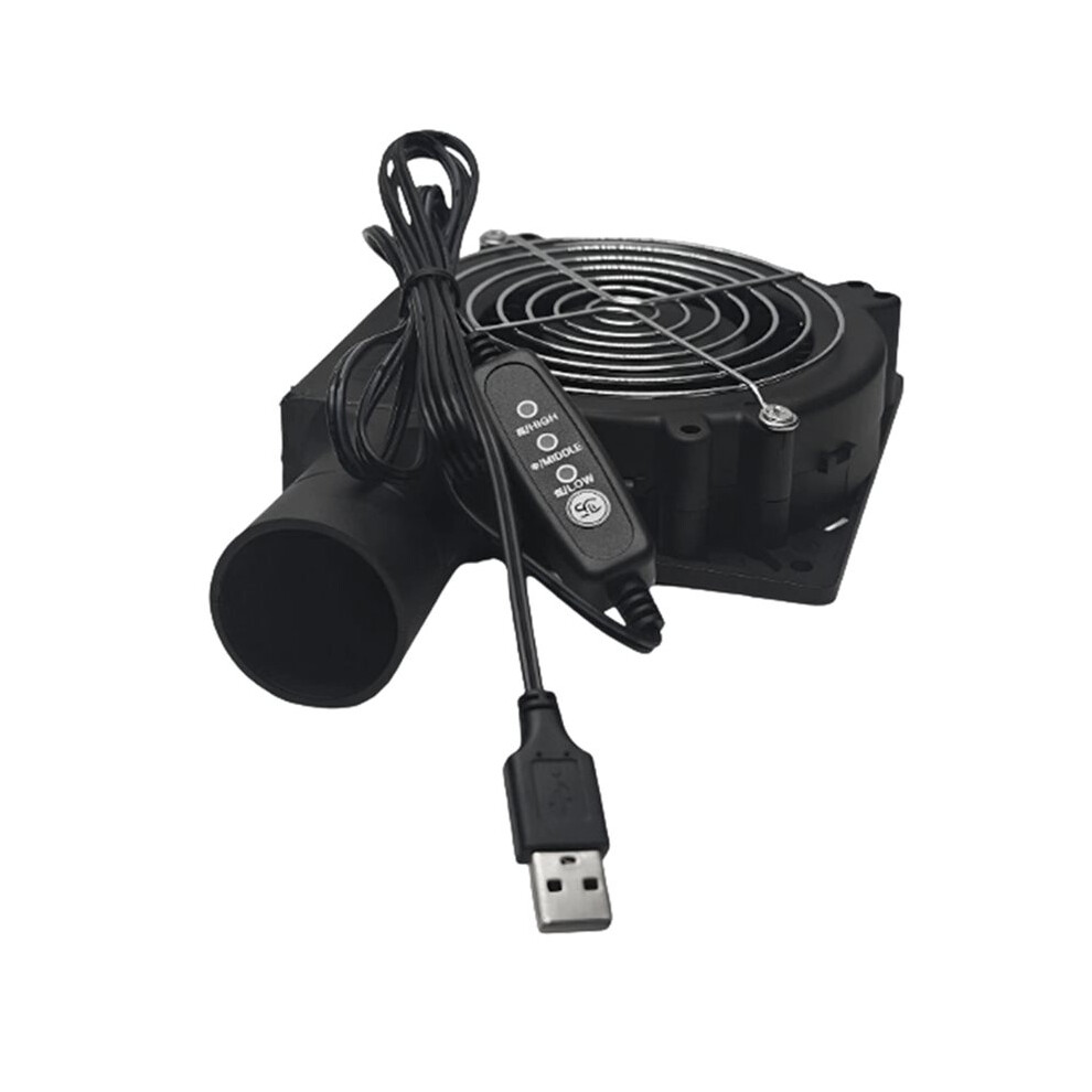 Bbq 5V Blower Fan Ariable Speed Controller, Squirrel Cage Blower Fan For Diy Cooling Projects, Bbq, Drum Smoker 6031741626123