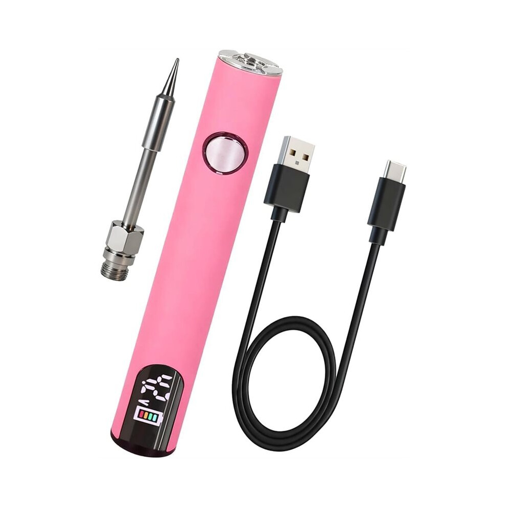 Universal Portable Soldering Iron With Led Display, Rechargeable Cordless Soldering Iron With Built-In Battery 4711824180019