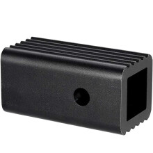 2" to 1-1/4" Trailer Hitch Adapter, 2 Inch to 1.25 Inch Receiver Sleeve Converter for Bike Racks and Cargo Carriers