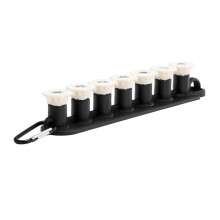 Embouts de Nettoyeur Haute Pression, Embouts de Buse Blancs à 40 Degrés, Lot de 7 avec Support de Buse, Connexion Rapide de 6,35 mm.