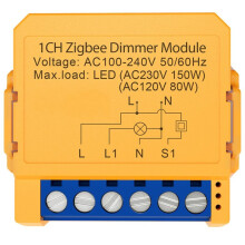 ZigBee Slimme Dimmer-Schakelaarmodule voor Spraak- en App-Bediening, voor de Meeste Platforms