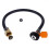 Gmarty Leakproof Rubber Refill Adapter with Braided Hose for Outdoor Use 1