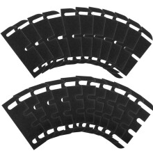 30 Cales de Charnières de Porte en Plastique, pour Combler les Espaces dans les Portes Intérieures et Ajuster L'Espacement afin de les Aligner