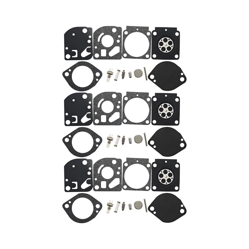 3Pcs Carburetor Diaphragm Gasket Repair Kit For Br500 Br550 Br600 Trimmer Zama Rb-114 Replacement Spare Part 4712660528416