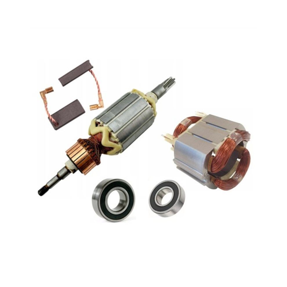 4Pcs/Set Rotor Stator And Carbon Brush Applicable For Hr4003c Hr4013c Hr4001cx Hr4011c Hr4001c 513888-4 625758-6 6033065439991