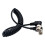 Video Cable Coaxial Cable Camera PU Spring Wire Right Angle BNC to Right Angle BNC 2
