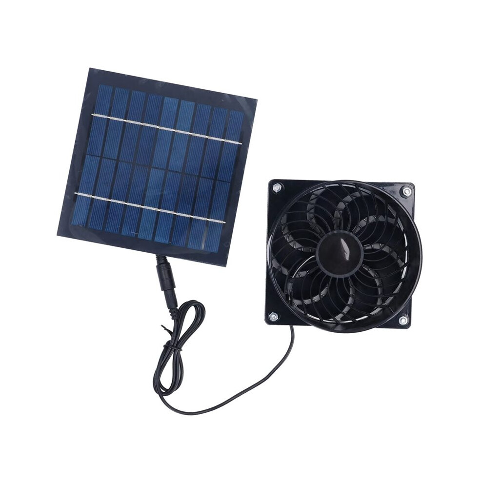 Solar Powered Exhaust Vent Fan Professional Efficient Saving Duct Fan For Outside Attic Dog House Shed 6032309182761