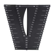 Centre-Pointes 2 en 1 pour le Traçage et le Centrage - Outil de Mesure pour le Travail Du Bois
