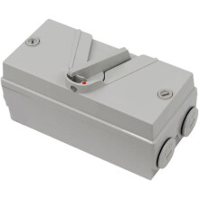 Enclosed Motor Disconnect 3 Phase 3 Pole IP65 Breaker Box 35A 440V AC Industrial