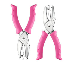 2 Furadores de Papel de um Furo, com 1/4" e 1/8", Furadores de Papel Circulares Pequenos para Artesanato, Etiquetas e Ingressos