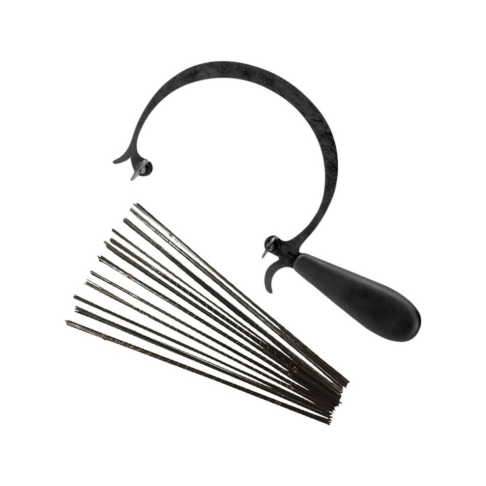 Curved Jewelers Saw Frame With 144 Assorted Blades For Intricate Metal & Wood Cutting 4711493918531