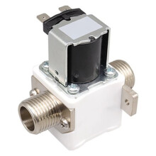 Válvula Solenoide FPD-90A de 12 V para Caldera de Agua, Tanque de Agua de Energía Solar, Válvula de Entrada de 4 Puntos.