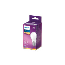 Philips E27 classic LED bulbs 7w (40w), 806lm, 3000K warm white (2 pack)