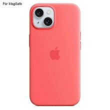 (Style C) Liquid Silicone Case for iPhone 15 with MagSafe Compatibility & Induction Popover Technology, Protective Phone Cover