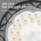 Βιομηχανικού βαθμού IP65 Αδιάβροχο UFO LED High Bay Light, 150W με γρήγορη εγκατάσταση για 4