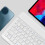 10 Inch Silent Wireless Bluetooth Keyboard for iOS/Tablet, White 7
