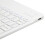 10 Inch Silent Wireless Bluetooth Keyboard for iOS/Tablet, White 12