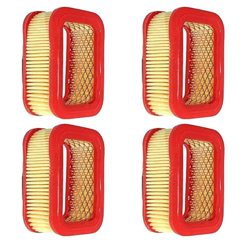 Kit com 4 filtros de ar para motosserras, compatível com motores de 52cc e 58cc. 2