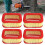 Kit com 4 filtros de ar para motosserras, compatível com motores de 52cc e 58cc. 6